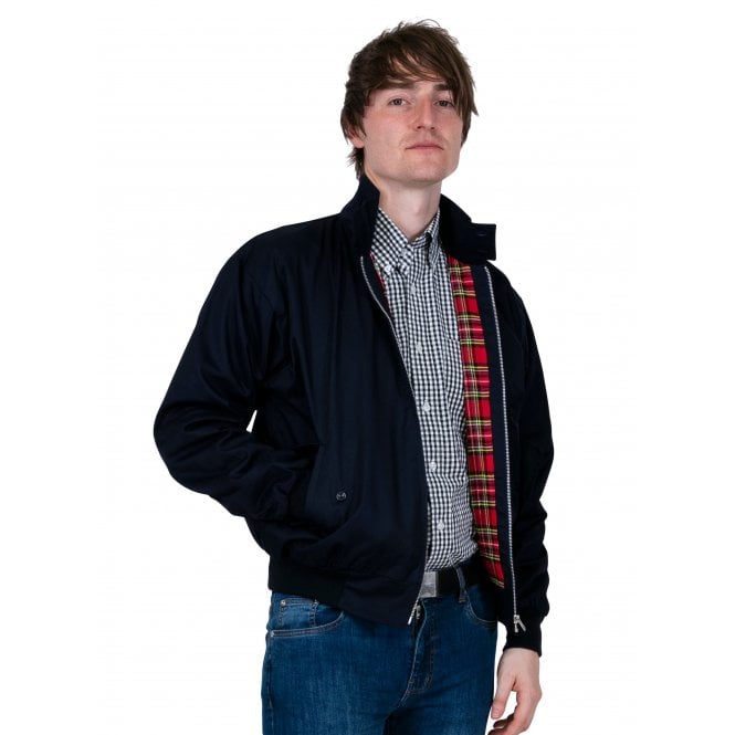 Army And Workwear Harrington jas met tartan voering Britse Army And Workwear Harrington jas met tartan voering Britse