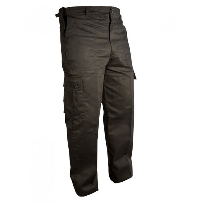 Kombat Military Style Combat Trousers Black – Army and Navy