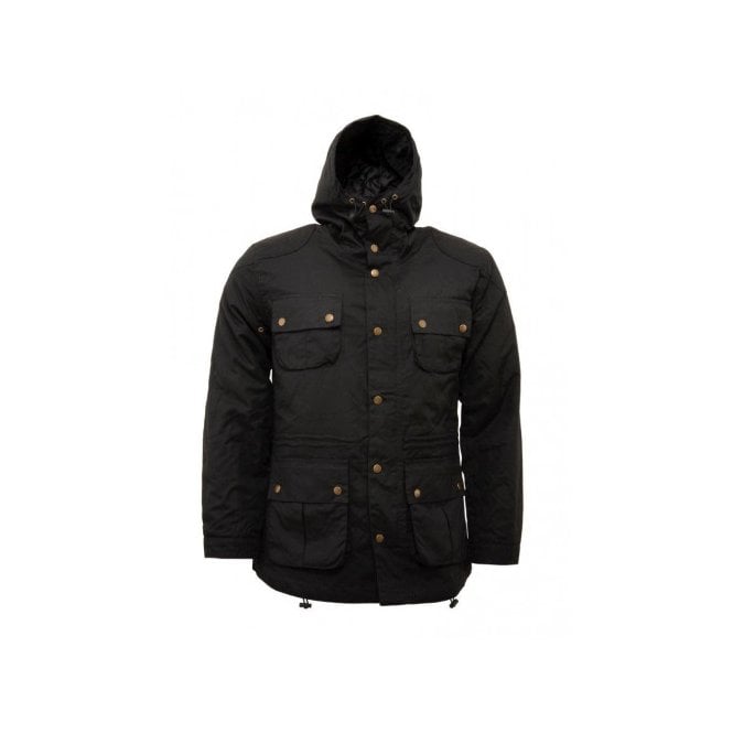 Mens Wax Parka Jacket Black – Army and Navy Stores UK supply all