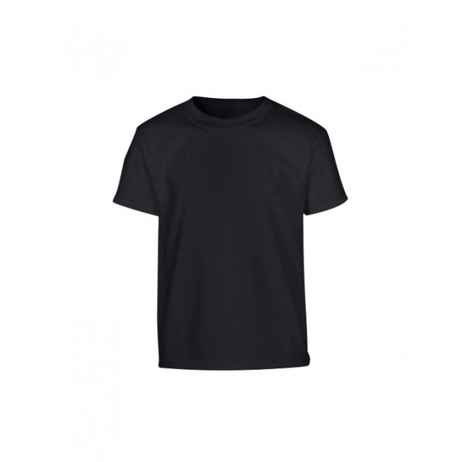 Kids Plain Military T shirt Black