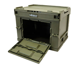 Kombat Military Folding Storage Box – Stackable, Locking Design
