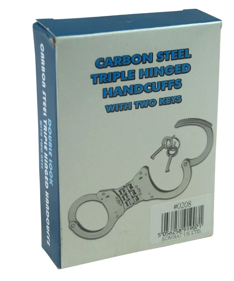 Triple Hinged Elite Speed Cuffs – SILVER or Black – Army and Navy ...