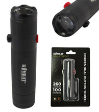Forces Dual Button Torch – Red & White LED (260 Lumens, Lightweight ...